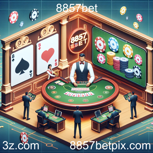 A Emoção do Cassino ao Vivo no 8857bet